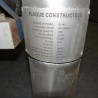 R6MA6171 Stainless steel PROMINOX mixing tank double jacket - 1825 liters