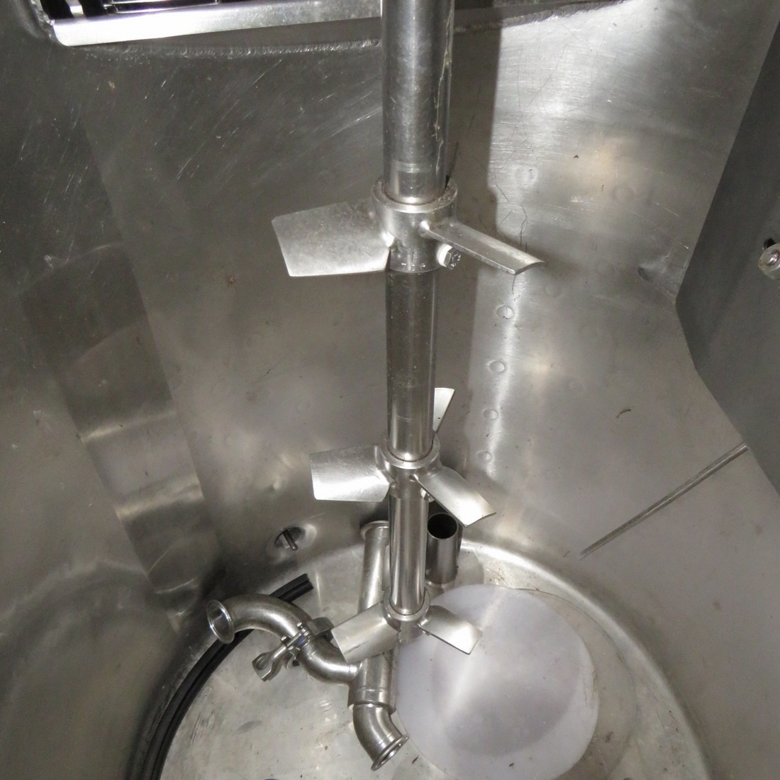 R6MA6178 Stainless steel Mixing tank - 200 Liters - Double jacket