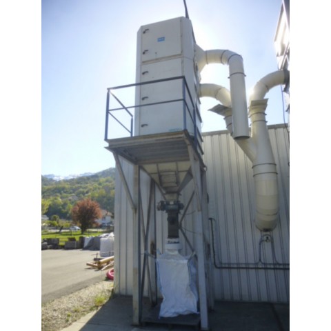 R1J1181 Mild steel DCE dust collector - Hp 15 - visible by appointement