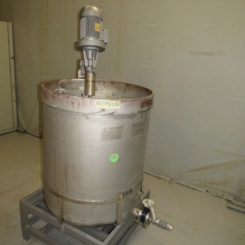 R6MA6182 Cuve mélangeuse inox - 500 litres - 2.2Kw - 1500t/min