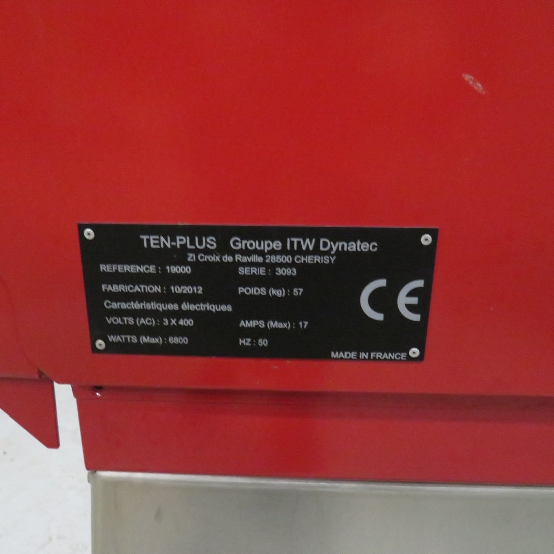 R15A1095- ITW - DYNATEC Glue Tray